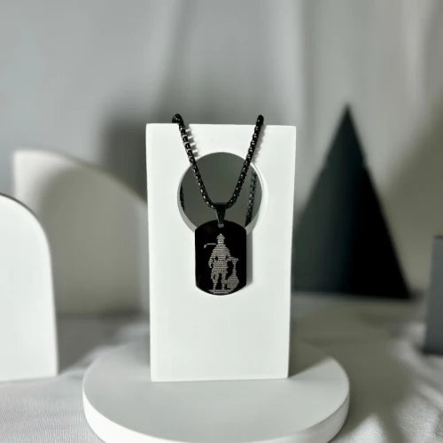Hanuman Chalisa pendant with chain (locket)