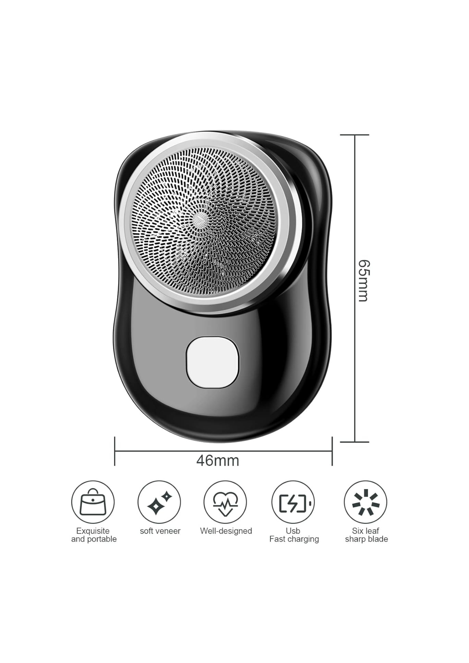 Mini-Shave Portable Electric Shaver